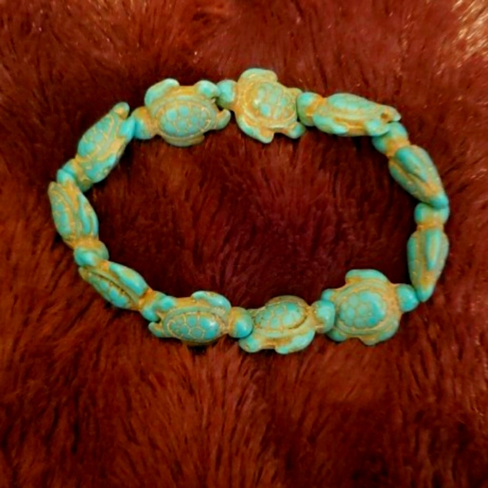 Handmade Prosperity Bracelet Turtle Beaded Casual Spiritual Gifts